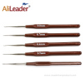 Multiple-size Brown Fine Crochet Hook Dreadlock Hook Needle